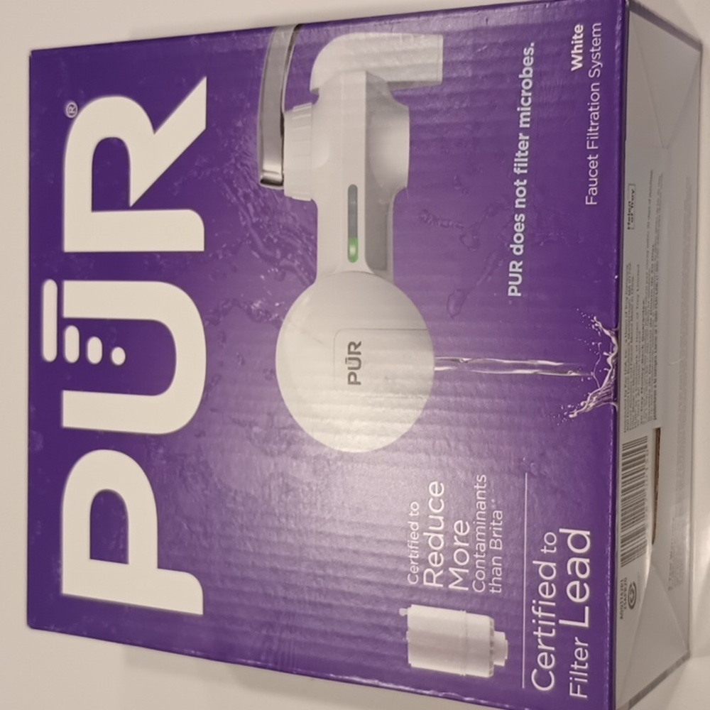 Horizontal PUR Maxion water faucet filter model#PFM150W NWT